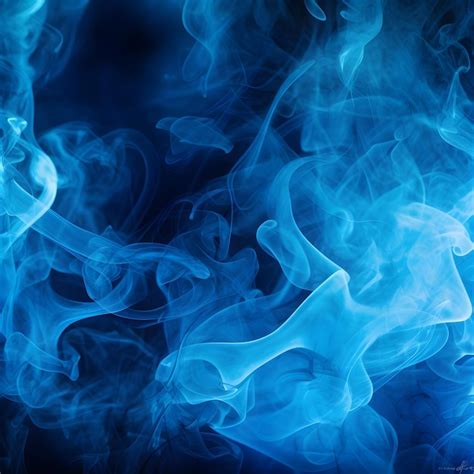 Premium Ai Image Blue Smoke Abstract Background Texture