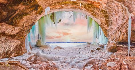 Nj Productions Exploring Michigans Ice Caves