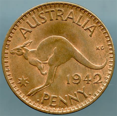 Australia 1942 I B 1 Penny Au Km 36