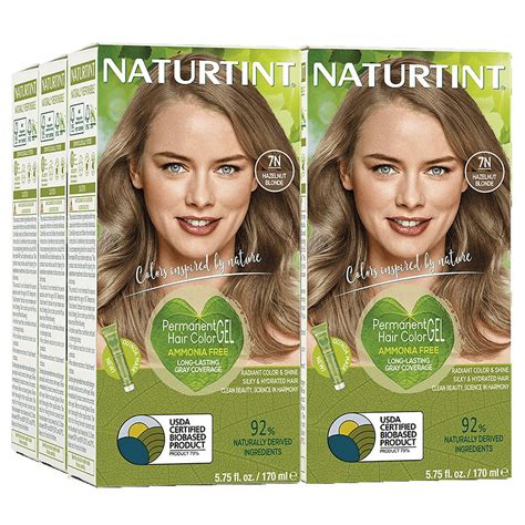 Naturtint Permanent Hair Color 7N Hazelnut Blonde Pack Of 6 Walmart Com
