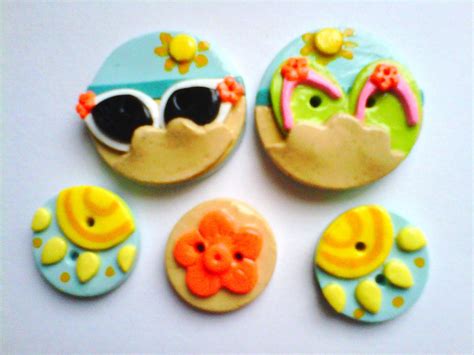Adorable Polymer Clay Buttons By Digitsdesigns The
