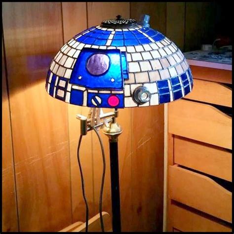 Wall lights lights for your wall, hall or bathroom. DIY Stained Glass r2d2 Lamp Shade (With images) | Tiffany ...
