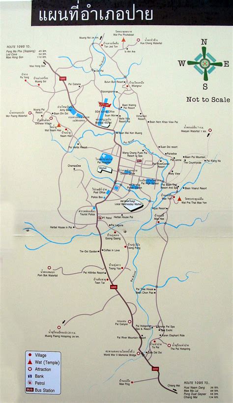 Thailand Map Pai