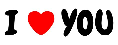 Download I Love You I Heart You Font Png Image For Free