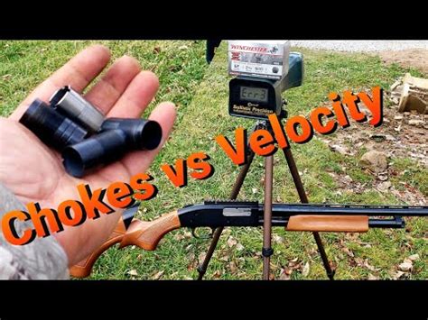 Is it better to load your trusty home defense shotgun with old fashioned buckshot or modern slugs? Shotgun Chokes VS Slug Velocity - YouTube