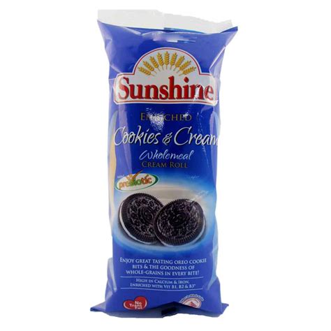 Sunshine Cookies And Cream Wholemeal Roll