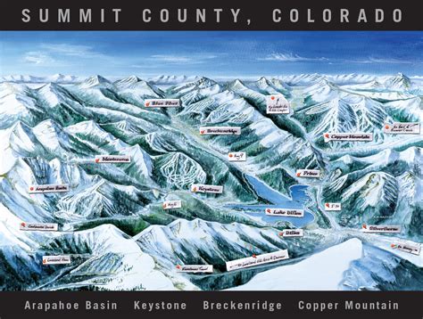 Ski Trail Map Artist Kevin Mastin