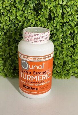 Qunol Turmeric Extra Strength With Ultra High Absorption 1000mg Veg