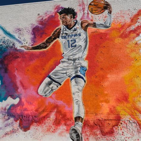 Ja Morant Mural Memphis Art Project