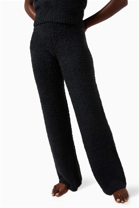 Shop Skims Onyx Cozy Knit Pant For Women Ounass Uae