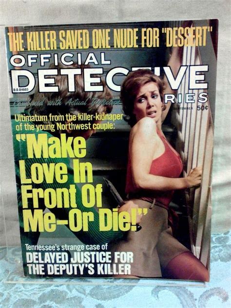 Official Detective Magazine September 1974 Assault Cover Detective Magazine Cover