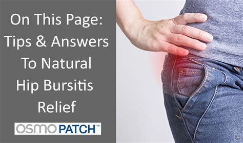 Hip Bursitis Treatment And Natural Remedies Osmo Patch Uk