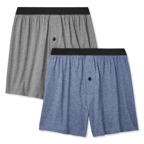 George Mens 2 Pack Knit Boxers Walmart Canada