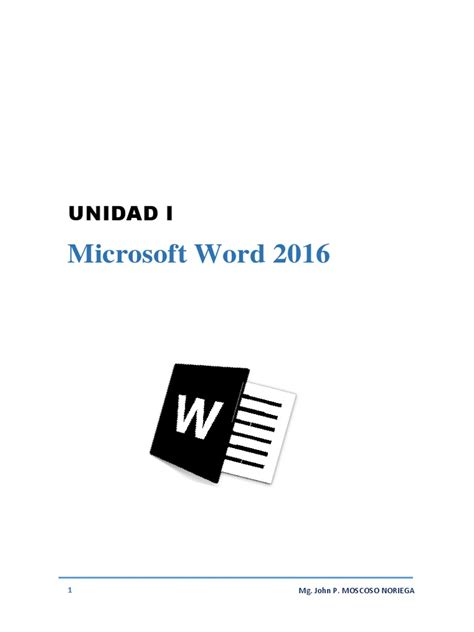Manual De Microsoft Word 2016 Páginas 9 53 Pdf Microsoft