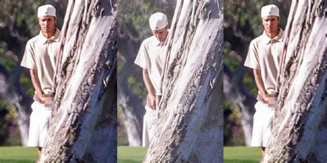 Justin Bieber Caught With His Pants Down At Golf Club Photos