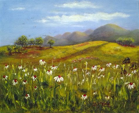 All the best field of flowers painting 33+ collected on this page. Hand Made Field Of Flowers - Oil Painting (Sold) by Fine ...