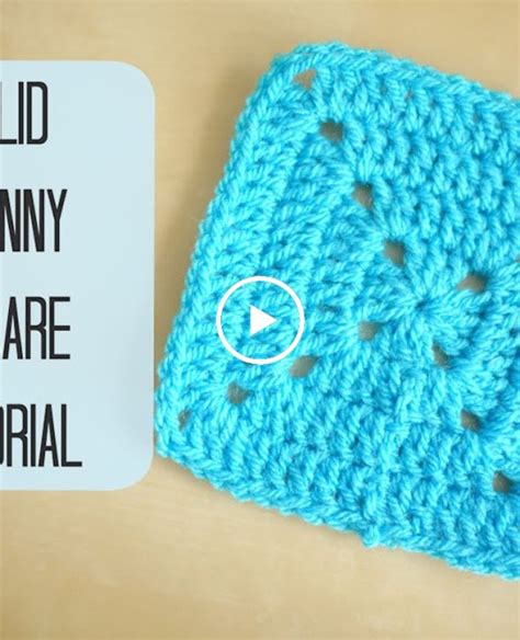 Crochet How To Crochet A Solid Granny Square For Beginners Bella Coco