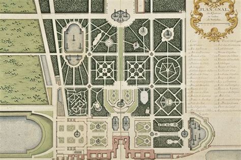The young plan projected german annuities lasting until 1989. General plan of the gardens of Versailles (1720) © RMN ...