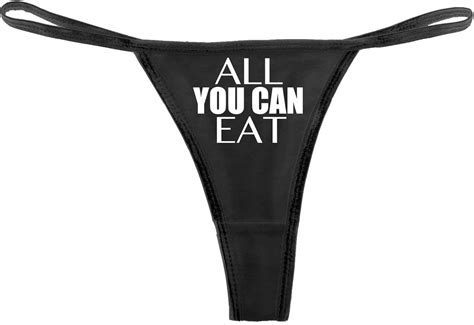 All You Can Eat Sexy Thong Underwear Black Color Small Size At Amazon