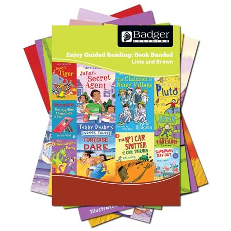 Enjoy Guided Reading Book Band Lime And Brown Complete Pack For Year