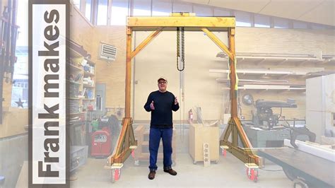 Wooden Gantry Crane Gantry Crane Trailer Build Speed Boats