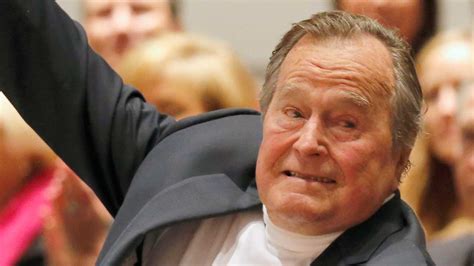 Spokesman George Hw Bush Breaks Bone In Neck During Fall Will Be Ok