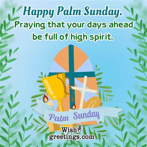 Palm Sunday Wishes Blessings Wish Greetings