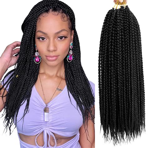 Buy Crochet Braids Box Braid Crochet Hair Crochet Box Braids 18 Inch