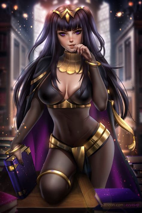 Artist Ayyasap Shares Sultry Pinup Of Fire Emblems Tharja Bounding