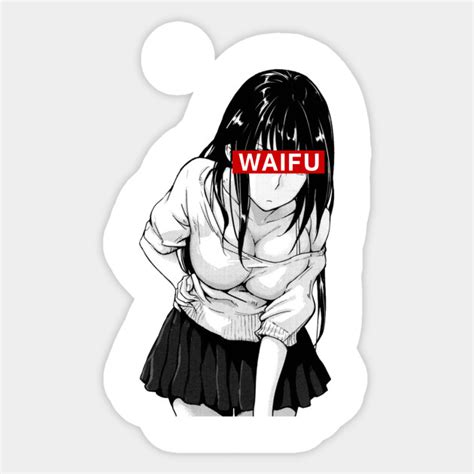 Waifu Anime Waifu Anime Pegatina Teepublic Mx