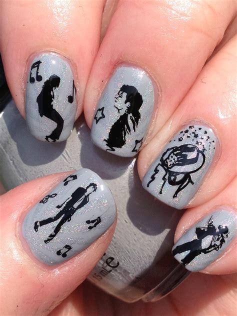 Canadian Nail Fanatic Michael Jackson Tribute Mani