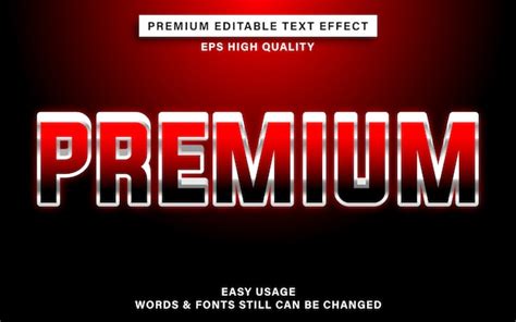 Premium Vector Premium Text Effect