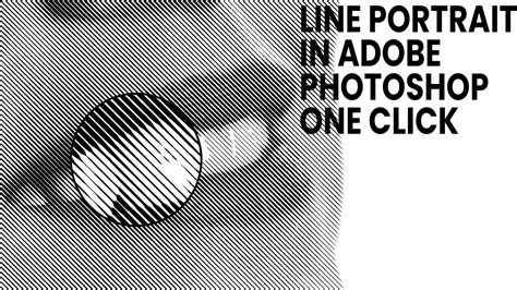 How To Create Line Halftone Screen Effect In Photoshop Photoshop Youtube
