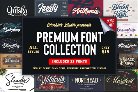 Font generator will convert your text letters using symbol font. 23 Premium Fonts from Blankids Studio - only $15! - MightyDeals