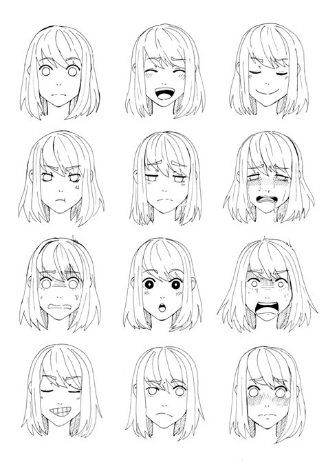 Kaori S Expressions By MaggieSoup Deviantart Com On DeviantART Facial