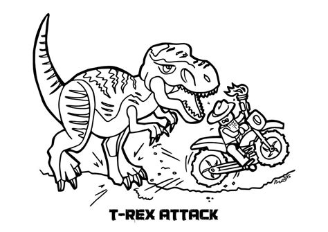 Livro para colorir Jurassic World Páginas para colorir Jurassic World