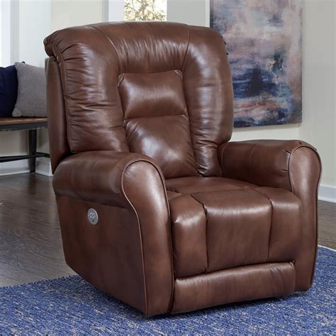 Grand Casual Swivel Rocker Recliner With Pad Over Chaise Seating