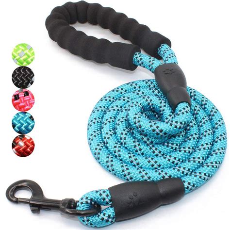 Strong Dog Rope Leash Large Comfortable Handle Dog Leash Small Heavy