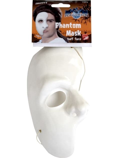 Plastic Masker Phantom Half Gezicht Ooms Feestwinkel