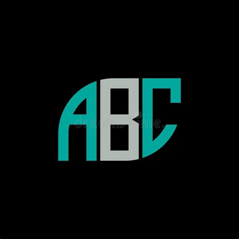 Abc Letter Logo Design On Black Backgroundabc Creative Initials Letter