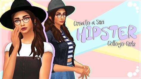 College Girl Hipster The Sims 4 Create A Sim Cc List And Sim