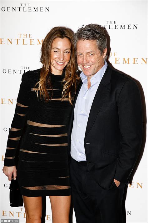 Hugh Grant And Wife Anna Attend The Gentlemen Screening Daily Mail Online