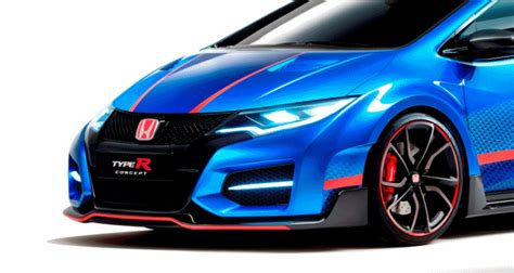 2015 Honda Civic Type R Previewed By Crisp And Clean New Paris Concept