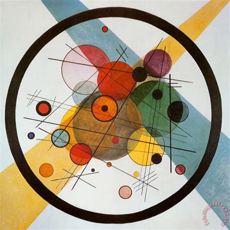 Wassily Kandinsky Circles In A Circle Painting Circles In A Circle