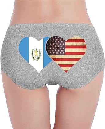 Amazon Com YOIGNG Women Guatemala Flag And American Flag Panties Sexy