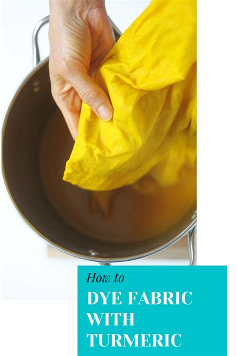 How To Dye Fabric With Turmeric Naturaldye Fabricdye Diy Natural
