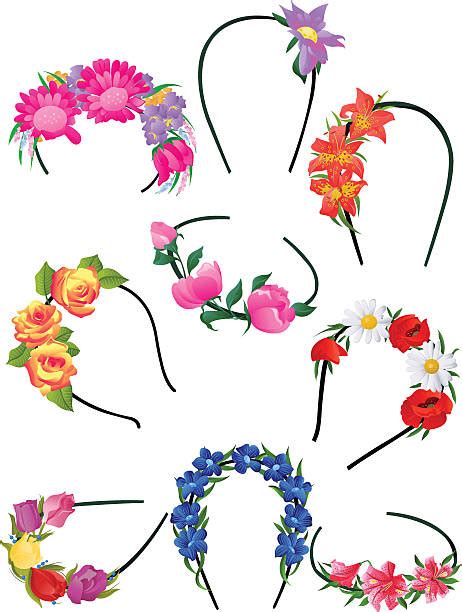 Flower Headband Illustrations Royalty Free Vector Graphics And Clip Art