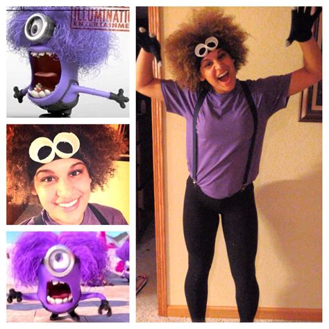 One Way To Utilize Your Hair For Halloween Purple Minion Purple