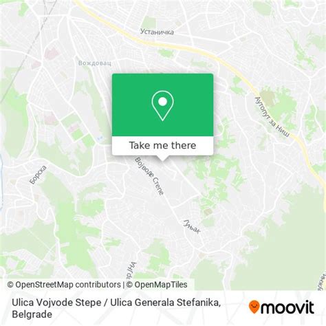 How To Get To Ulica Vojvode Stepe Ulica Generala Stefanika In