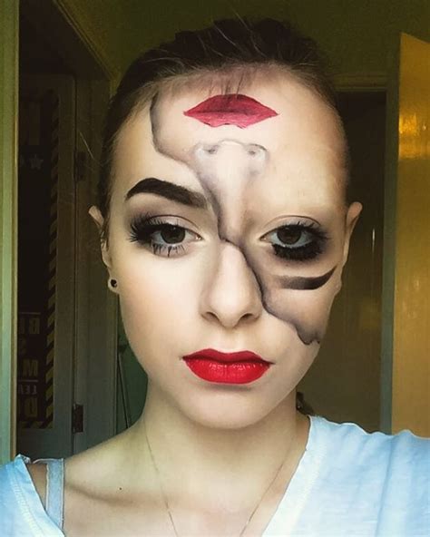 Half Face Makeup Ideas Mugeek Vidalondon